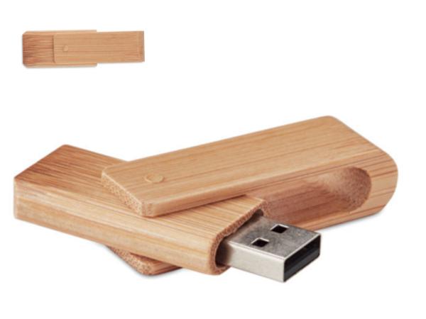 Clé USB avec Coque de Protection en Bambou de 16 Go