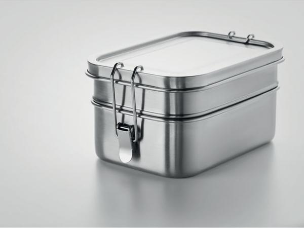 Lunch Box de 1200 ml  avec 2 Compartiments en Acier 