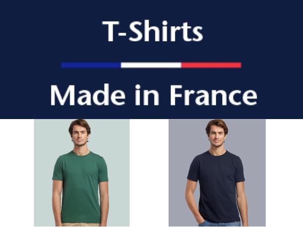 T-shirt Homme, Tricolore, Coton Biologique